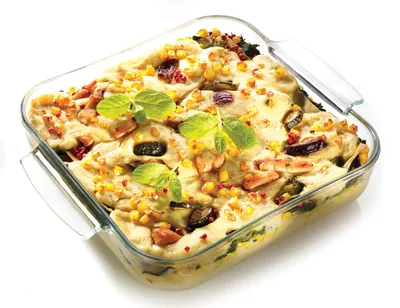 Immagine prodotto di Casseruola 2,4L in vetro per arrosti in vetro casseruola quadrata in borosilicato pirofila per lasagne casseruola gratin lavabile in lavastoviglie trasparente