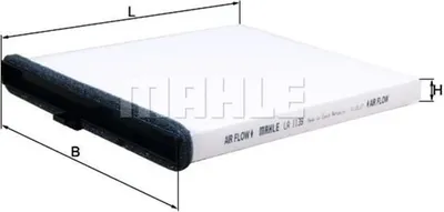 Produktbild von Innenraumfilter KNECHT LA 1139