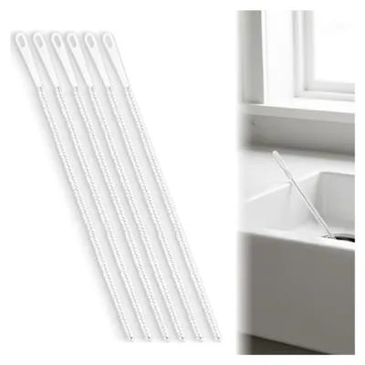Produktbild von 6-teiliges Set Abflussbürsten, 60 cm lange Rohrreiniger für Küche und Bad