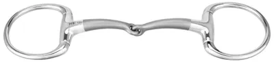 Image de Sprenger SATINOX Mors de filet à olive 14 mm, simple brisure, acier inoxydable