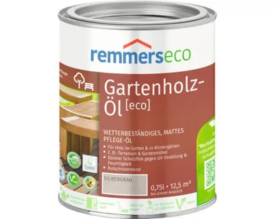 Zdjęcie produktu dla Remmers - Olej do tarasów ECO 0,75 l, srebrzystoszary