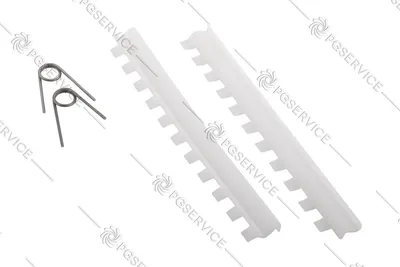 Image de Kit Imperia : 2 grattoirs à dents taille 4 + 2 ressorts pour Pasta Presto 700, 720, 740