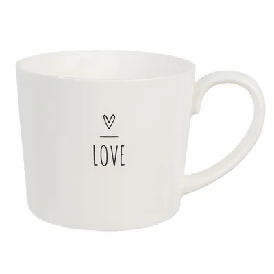Produktbild von Clayre & Eef Tasse 275 ml Weiß Keramik Herz
