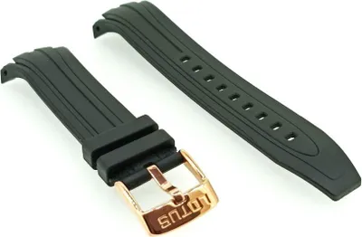 Produktbild von Lotus | Uhrenarmband Kautschuk schwarz Spezial Anstoß | 18193 18193/3