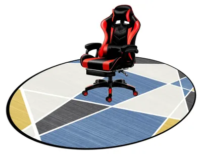 Produktbild von Bodenschutzmatte für Bürostühle mit rutschfester Unterlage, 100 cm