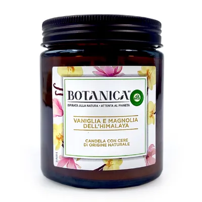 Produktbild von Air Wick Botanica Duftkerze Himalaya-Magnolie & Vanille, 205 g