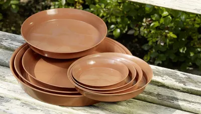 Produktbild von Untersetzer rund Ø 16 cm terrakotta