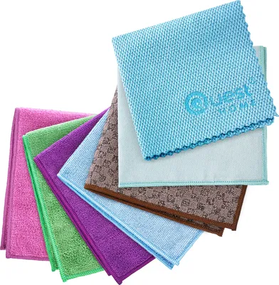 Immagine prodotto di QUEST Set di 7 pezzi in microfibra, panno per la pulizia, panno multiuso in microfibra per uso domestico- QUESTHOME, multicolore