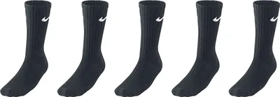 Produktbild von 5 Paar Nike SX7664 Socken Lang Herren Damen - Farbe: Schwarz - Größe: 46-50