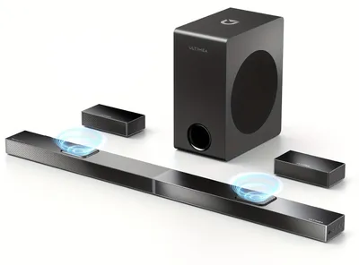 Image de Barre de son - Barre de son Dolby Atmos - Système cinéma - Barre de son surround - Subwoofer sans fil