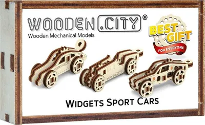 Produktbild von Wooden.City 3D-Puzzle Sportwagen - Holzbausatz Fahrzeuge