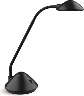 Produktbild von MAUL Tischleuchte MAULarc LED 3.000 K Standfuß schwarz