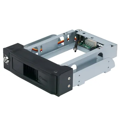 Immagine prodotto di FANTEC MR-35SATA-A, telaio rimovibile per HDD/SSD SATA da 3,5", nero, antivibrazioni