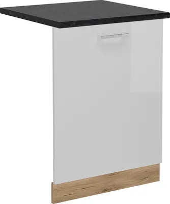 Obrázok produktu pre Predný panel Vicco R-Line Biely vysoký lesk 60 cm , AP Antracit, Model 54928