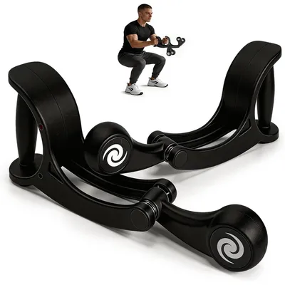 Produktbild von Fitnessgerät für Zuhause, Cordless Battle Rope mit gewichteten Griffen, leise & platzsparend, HIIT Cardio Training für Männer & Frauen
