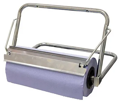 Produktbild von FRONTTOOL Wandhalter für Putzrolle, Wandhalterung f. Papierrollen bis 38cm Breite