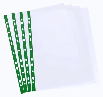 Image de 100 pochettes de présentation, transparentes, de haute qualité