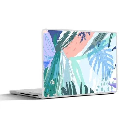 Produktbild von MuchoWow® Laptop Aufkleber Sticker Cover Sommer - Pflanze - Tropisch 25x18 cm - Laptop-Deko
