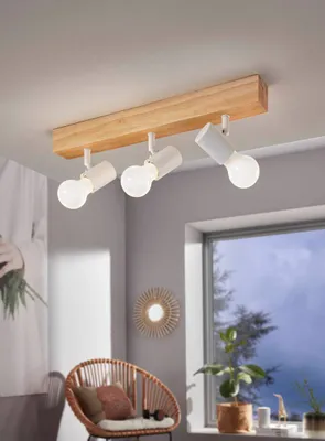 Image de Spot Eglo 33171 TOWNSHEND 3 E27 3x60W blanc