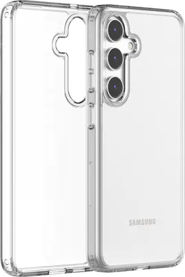 Immagine prodotto di Custodia in silicone trasparente compatibile con Samsung Galaxy S25 – Custodia trasparente per cellulare – Silicone – Parte posteriore – CHPN