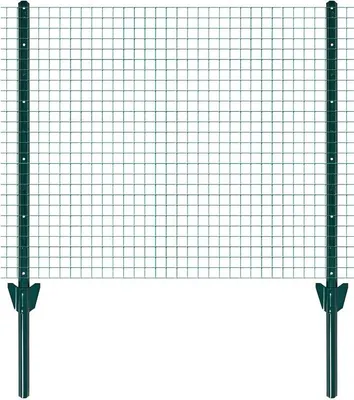 Produktbild von Zaunset Volierendraht Gartenzaun 1 x 25 m Drahtzaun 12 mm Zaun Komplett-Set Grün