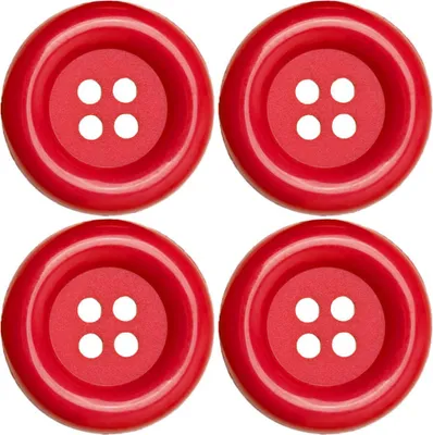Produktbild von XL-Knöpfe 5cm 4 Stk rot