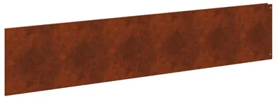 Immagine prodotto di vidaXL Bordura per prato, 10 pezzi, 100 x 22 cm, acciaio arrugginito