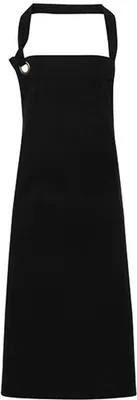 Produktbild von Premier Workwear PR130 | Schürze Calibre Heavy Baumwolle Canvas Bib Apron - Farbe: Black - Größe: One Size