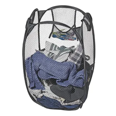 Produktbild von Wäschesack in Ausgezogener Höhe 57cm Atmungsaktiv,  klappbare Wäschebehälter zuhause oder Camping Faltbare Wäschekörbe