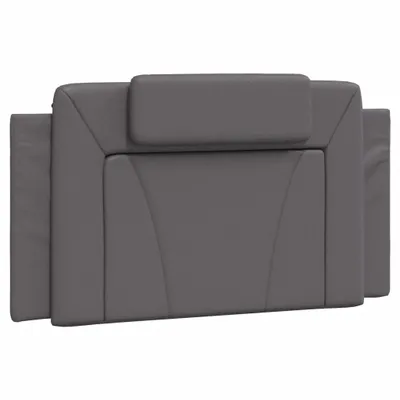 Produktbild von vidaXL Kopfteil-Kissen "Viana" Grau 100 cm Kunstleder