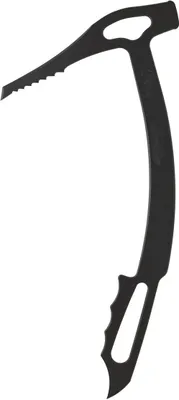 Eispickel "PRINZ 30cm" von Austri Alpin; schwarz; mit gezacktem Klingenprofil und ergonomischem Griff.