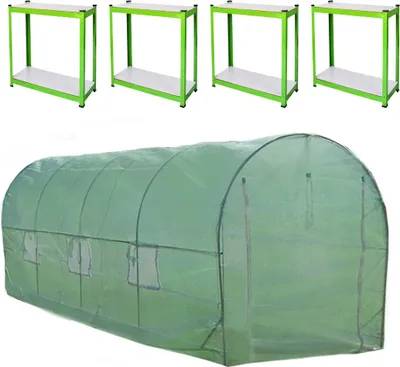 Obrázok produktu pre Polytunel 25 mm 6 m x 3 m s policami