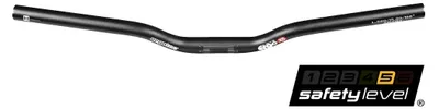 Produktbild von Ergotec Lenkerbügel Ergo M Alu, Ø25,4mm, 590mm, schwarz/matt, 10°