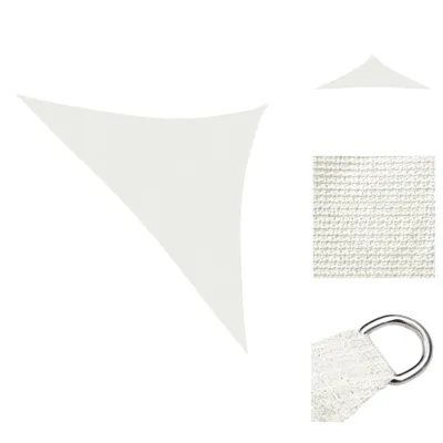 Produktbild von vidaXL Sonnensegel 160 g/m² Weiß 4x4x5,8 m HDPE -  Sonnenschirme & Sonnenschutze