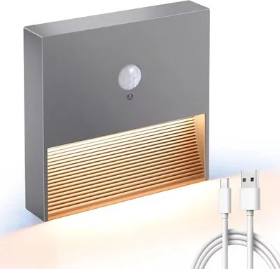 Image de Lampe de nuit LED avec détecteur de mouvement et intensité réglable