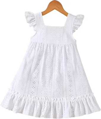 Productafbeelding van Currero Jurk Meisjes Wit 7-8Y