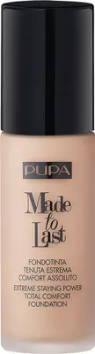 Obrázok produktu pre PUPA Milano Made to Last, Flakón s pumpičkou, Tekuté, Univerzálna pleť, Vyhladenie, Ochrana, Zmatňujúci, Svetlá, Natural Beige