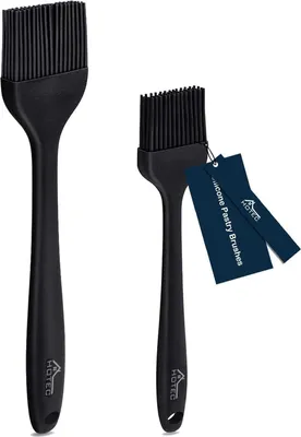 Image de Set de pinceaux à pâtisserie en silicone 5 pièces sans BPA pour BBQ Griller Cuire