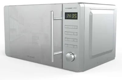 Obrázok produktu pre Cecotec Proclean 5120 Flatbed Mirror, Na pracovnú dosku, Mikrovlnná rúra s grilom, 20 L, 700 W, Vstavaný displej, LED