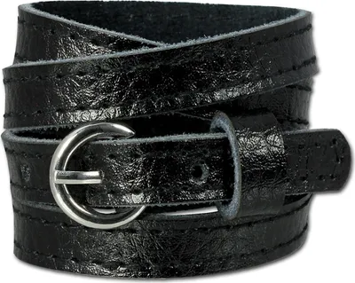 Produktbild von SilberDream Armband Leder -gegerbtes Rindsleder- schwarz Damen Herren LAC560S