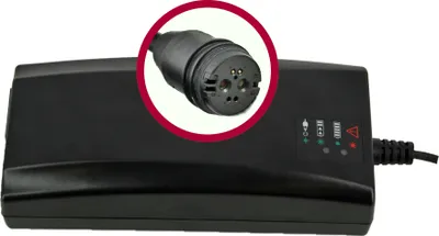Produktbild von BMZ Li-Ion Ladegerät Rosenberg-Stecker- 42V 4,5A