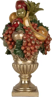 Image de Clayre & Eef Figurine de décoration 25x24x44 cm Plastique doré