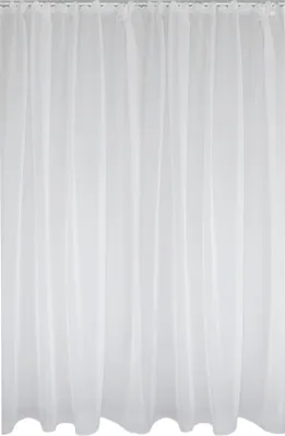 Produktbild von Vorhang Kräuselband weiß Emotion 140x245 cm Voile transparent