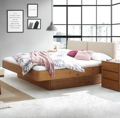Produktbild von HASENA Oak Puro Stauraumbett Lovie Wildeiche 2 Schubladen 160x200