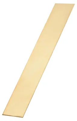 Messing-Flachstange H62, 0,6x51x305 mm, 1 Stück