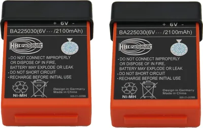 Image de BA225030 6V 1500 mAh batterie pour HBC télécommande grue camion conduite FUB 05AA batterie
