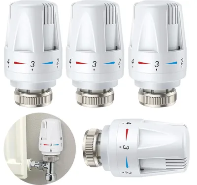 Produktbild von Thermostatische Heizkörperventile M30x1,5 - Set bestehend aus 2 Stück