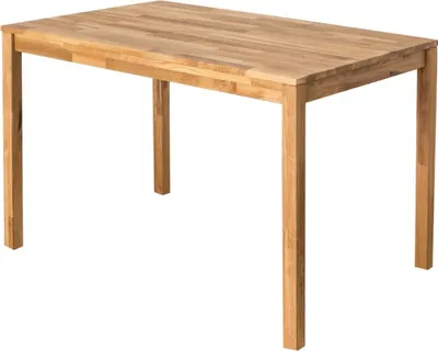 Produktbild von Esstisch Wooden Nature 118 Eiche massiv geölt - 110 x 70 cm (B x T)