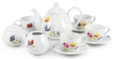 Produktbild von Leander Teeservice, Porzellan, Meadow Thumb, Leander, 11 d