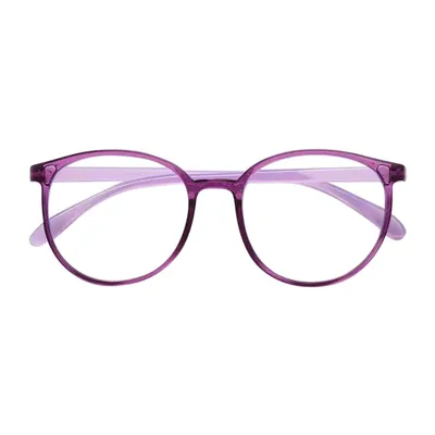 Produktbild von Blaulichtfilter Brille Damen Herren, Leichte Brille Ohne Stärke Computerbrille, Farbe: Lila